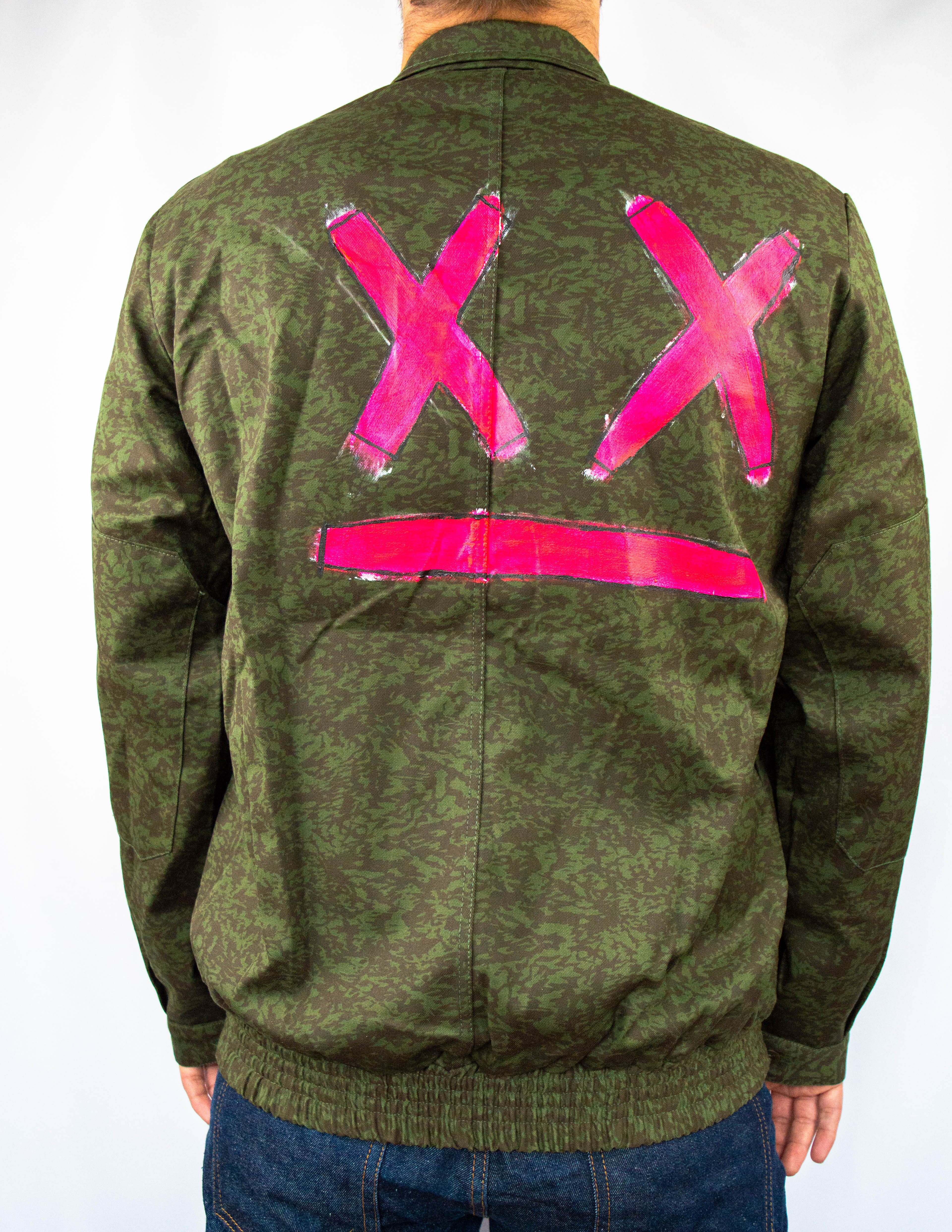 Recycled Camo Jacket Hand Painted – Third Earth Clothing