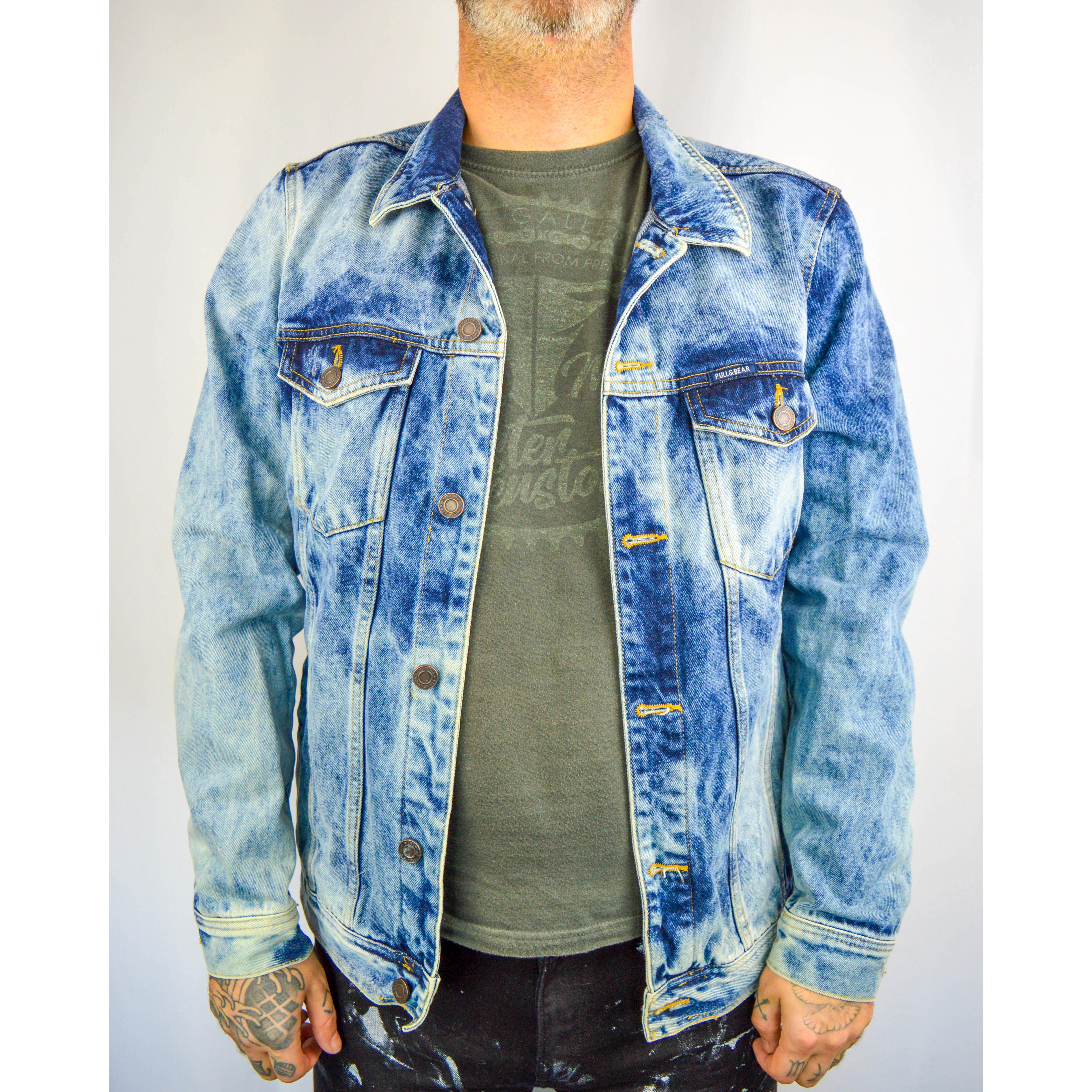 Pull and bear jacket on sale denim